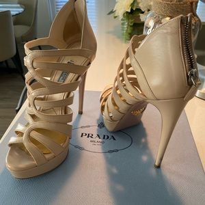 Prada cage heels